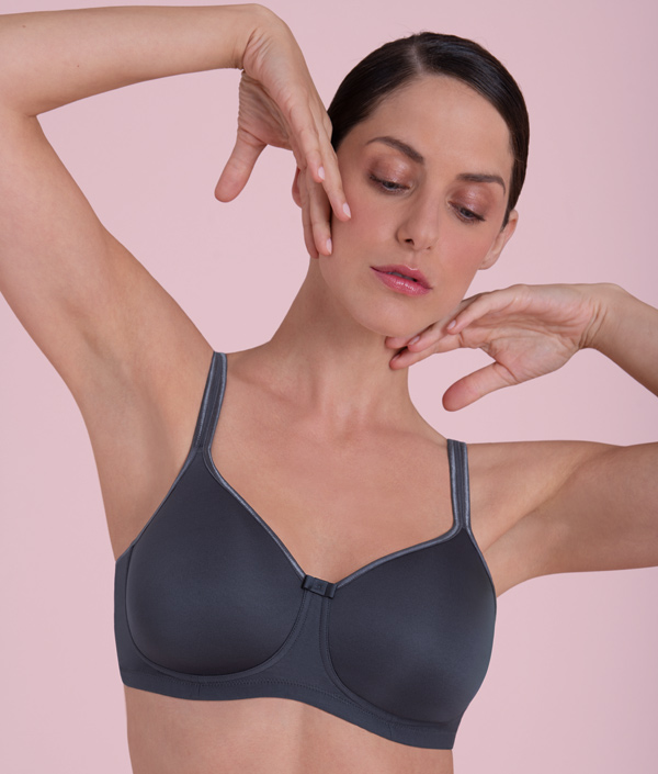 Anita Care Tonya Wire-free Mastectomy Bra in Shadow Blue featured on Lingerie Briefs