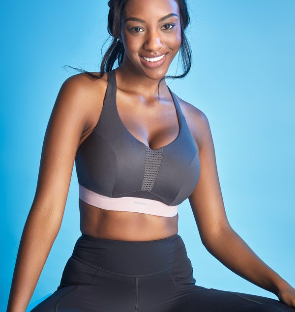 Ultra Perform Sports Bra by Panache, Black Mix, Wired Sports Bra