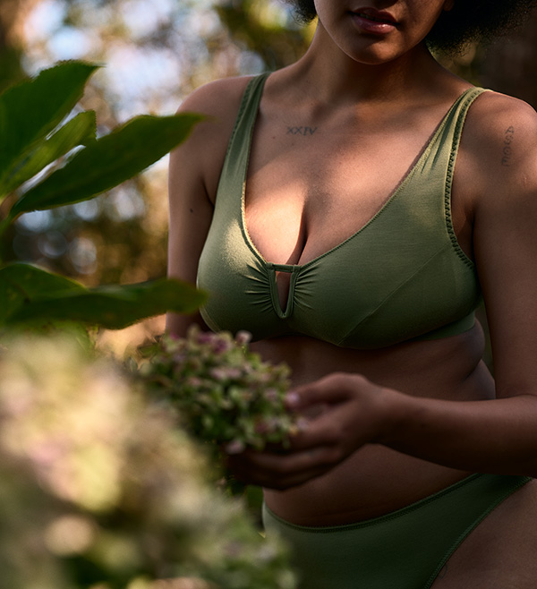 Videris sustainable lingerie as featured on Lingerie Briefs