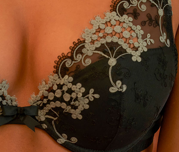 Simone Perele Wish Triangle Contour bra and boyshort as featured on Lingerie Briefs