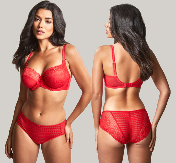 Panache Envy Brief in Poppy Red featured on Lingerie Briefs