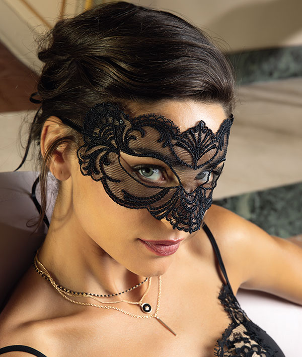 Lise Charmel Splendeur Soie Lingerie Collection/ Masks as featured on Lingerie Briefs