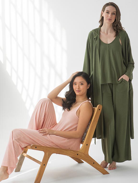 LATTELOVE sleepwear & loungewear Fall/Winter 2024 Restful Canvases Collection as featured on Lingerie Briefs