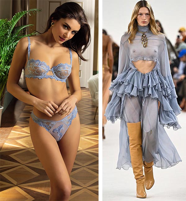Chloe & Dressing Floral collection from Lise Charmel as featured on Lingerie Briefs