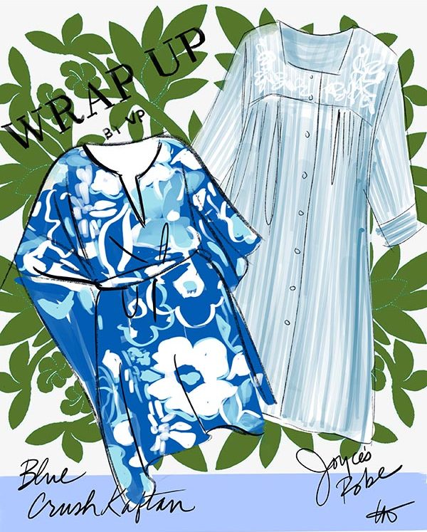 Wrap Up Fashion Illustrations by Tina Wilson featured on Lingerie BRiefs 