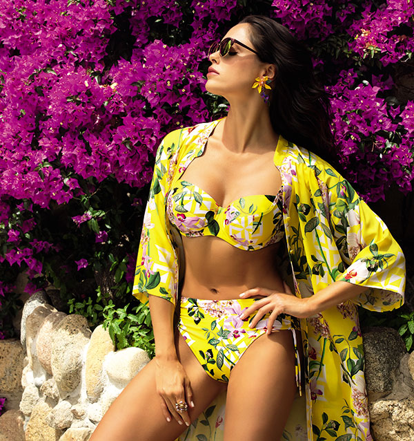 Lise Charmel Jardin Delic Swimwear Collection as featured on Lingerie Briefs