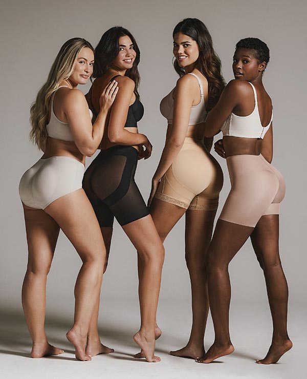 Leonisa Shapewear: Magic Instant Butt Lift Padded Panty, Firm Compression Butt Lifter Shaper Short, Mid-Rise Sculpting Butt Lifter Shaper Short, Stay-In-Place Seamless Slip Short as featured on Lingerie Briefs