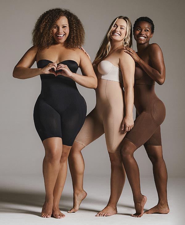 Leonisa Shapewear: Invisible Extra High-Waisted Shaper Short (all the same in different colors) as featured on Lingerie Briefs