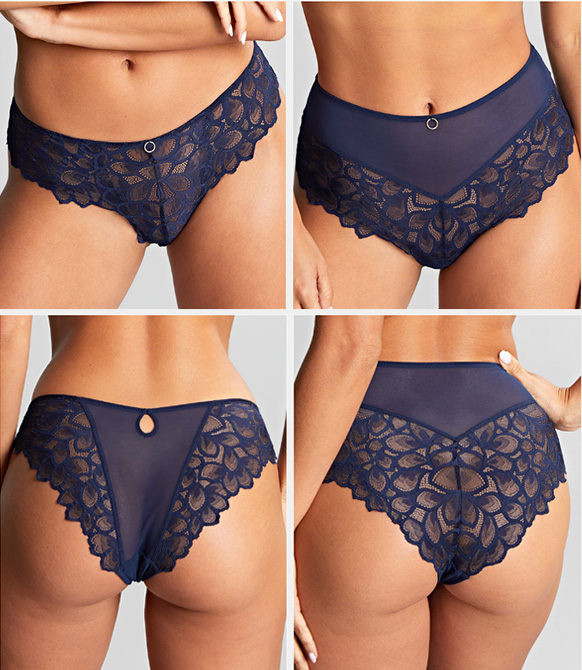 Panache Allure Brazilian and the new Deep Brief in Navy blue featured on Lingerie Briefs