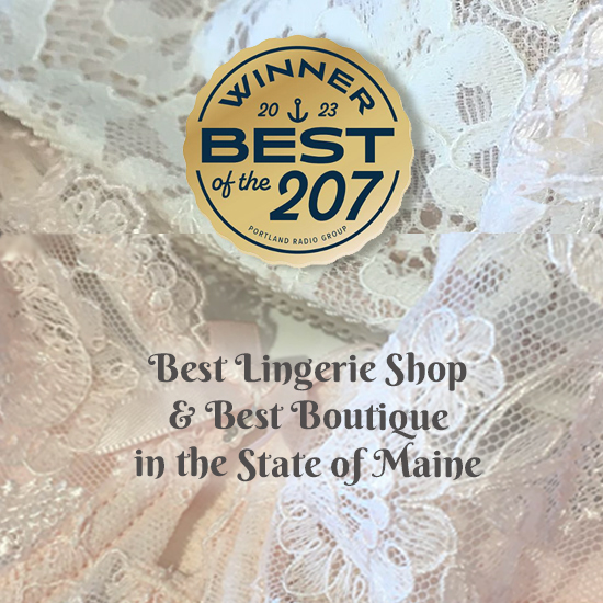 Over The Moon Boutique in Bath, ME named Best Lingerie in Maine featured on Lingerie Briefs