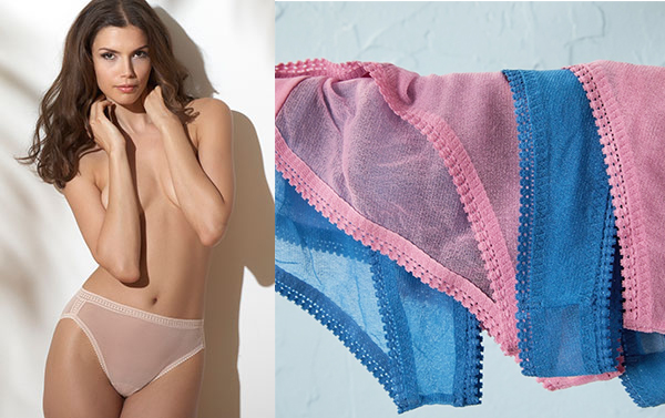 On Gossamer Mesh Panty collection featured on Lingerie Briefs