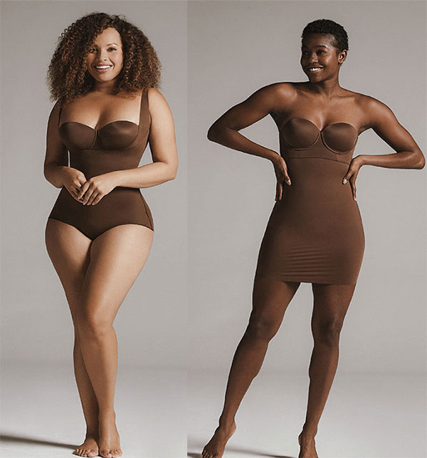 Leonisa Shapewear in dark brown as featured on Lingerie Briefs