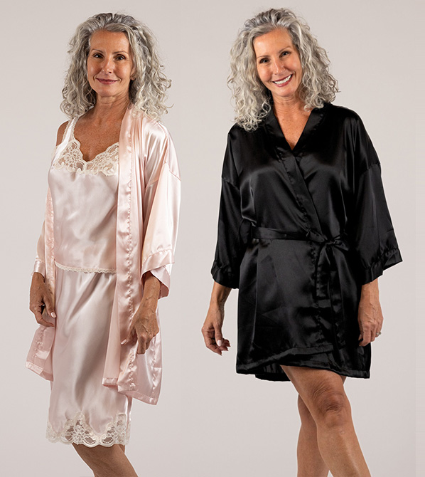 Shadowline Charming Satin Wrap Robe featured on Lingerie Briefs