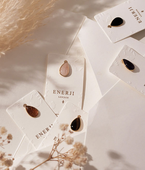 Enerji Lingerie collection integrating crystals into the design concept featured on Lingerie Briefs