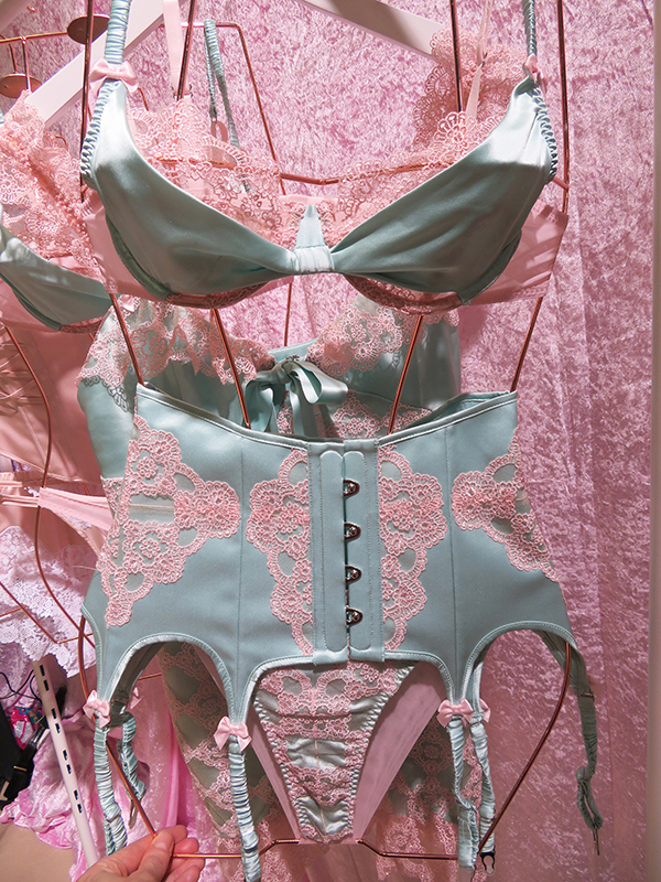 Scarlett Gasque as seen at Salon International de la Lingerie in Paris as featured on Lingerie Briefs