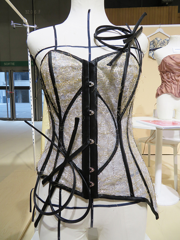 Student work from Elysées Marbeuf school as seen at Salon International de la Lingerie in Paris as featured on Lingerie Briefs