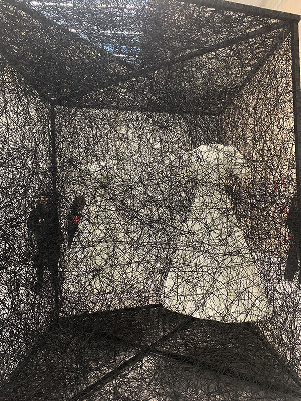 The Soul Trembles by Chiharu Shiota as featured on Lingerie Briefs