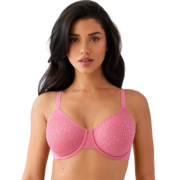 Wacoal Inside Job Bra in Chateau Rose featured on Lingerie Briefs