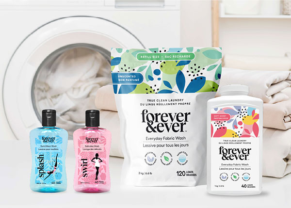 Forever & Ever laundry was for swim, delicates and total laundry needs as featured on Lingerie Briefs