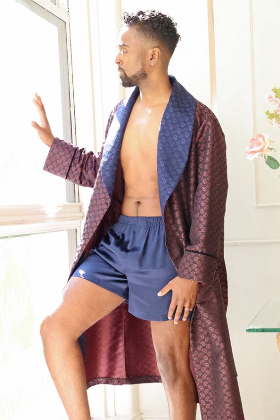 Madeleine Fig Men's Loungewear as featured on Lingerie Briefs Madeleine Fig Men's Loungewear as featured on Lingerie Briefs