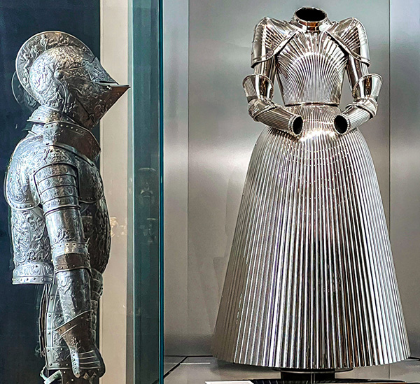 John Galliano at the Louvre Haute Couture Exhibit as featured on Lingerie Briefs John Galliano at the Louvre Haute Couture Exhibit as featured on Lingerie Briefs