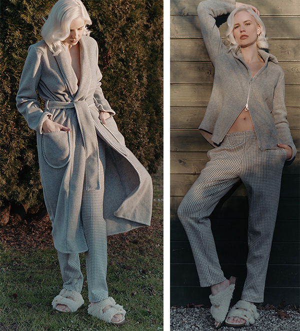 Yellamaris, German sleepwear, loungewear and robes as featured on Lingerie Briefs