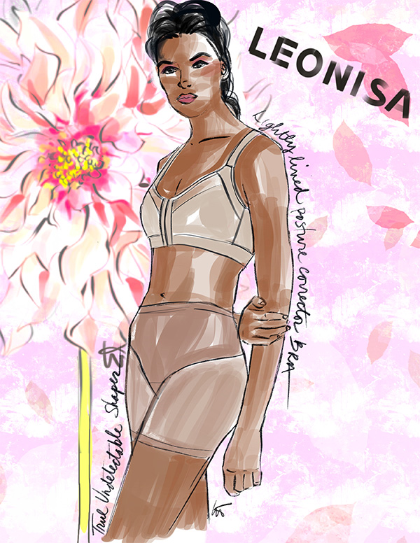 Leonisa Shaping wear illustrated by Tina Wilson exclusively for Lingerie Briefs Leonisa Shaping wear illustrated by Tina Wilson exclusively for Lingerie Briefs
