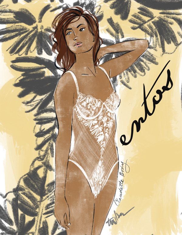 Entos Lingerie illustrated by Tina Wilson exclusively for Lingerie Briefs Entos Lingerie illustrated by Tina Wilson exclusively for Lingerie Briefs