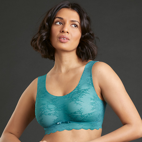 Anita Essential Lace Bralette in Light Emerald featured on Lingerie Briefs