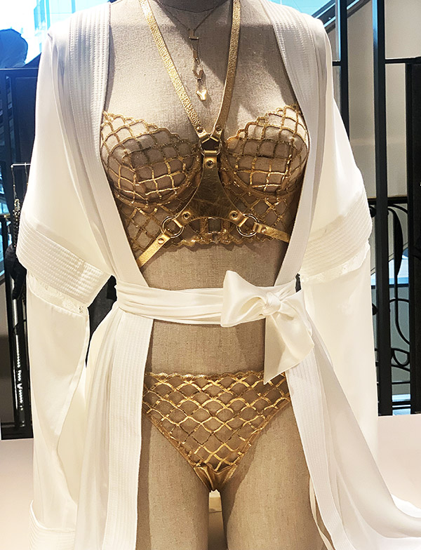 Livy for Bon Marche as featured during Paris Design Week as featured on Lingerie Briefs