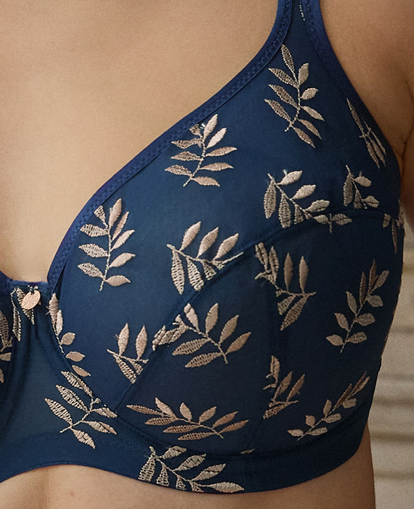 Panache Lingerie iconic Tango Balconnet Bra for sizes 28-44, D- J cup size as featured on Lingerie Briefs