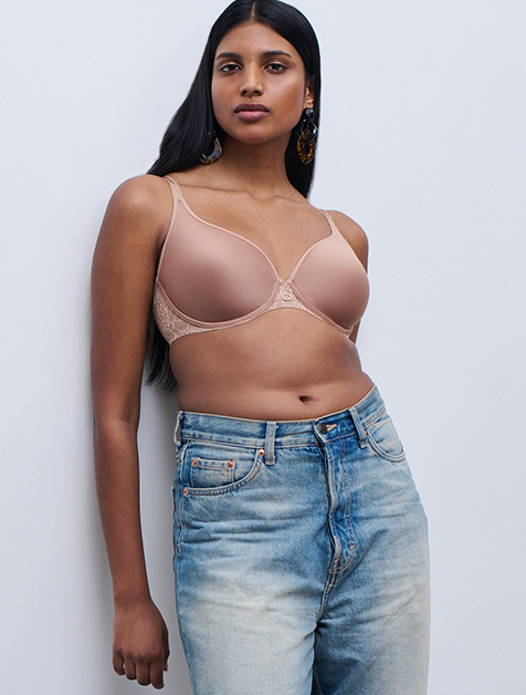 Belle, the Scene Stealing Plunge Spacer from Chantelle Debuts in Coffee Latte