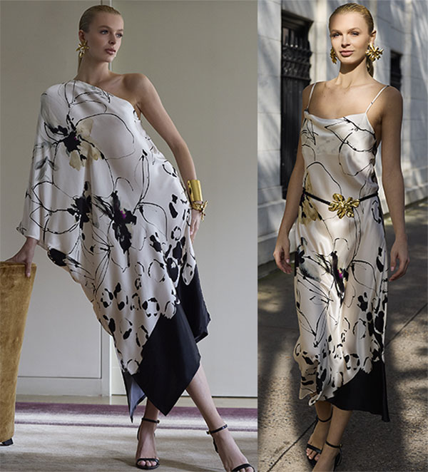 Natori Bridal, Honeymoon and Lifestyle Lingerie in silk, satin and lace as featured on Lingerie Briefs