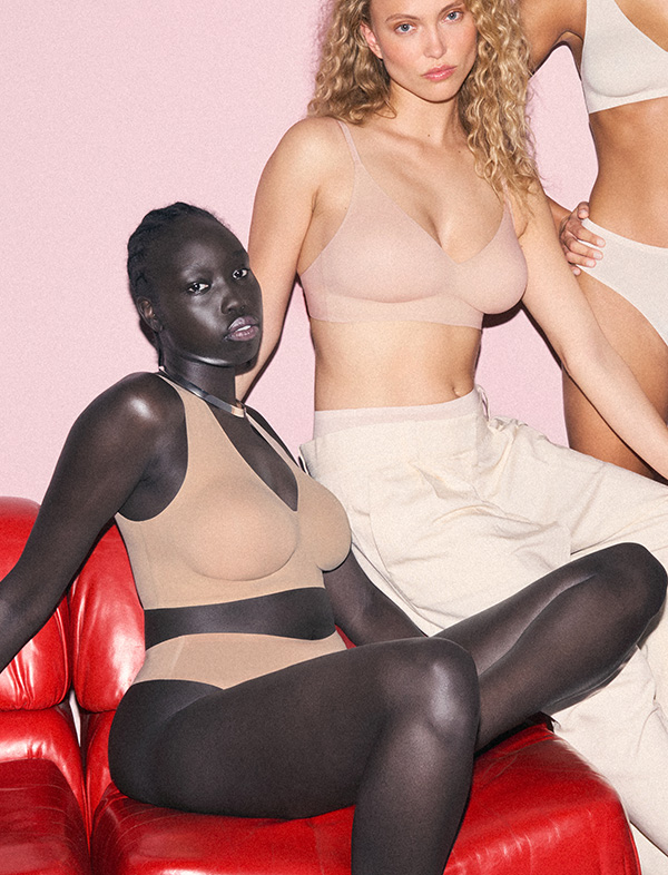 mey Simply Better Invisibles bustier and triangle bra as featured on Lingerie Briefs