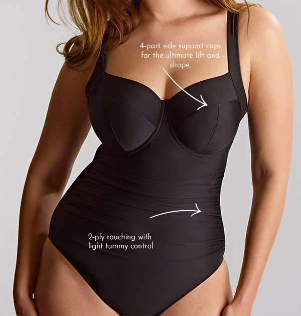 Panache Zadie Full Cup Swimsuit featured on Lingerie Briefs