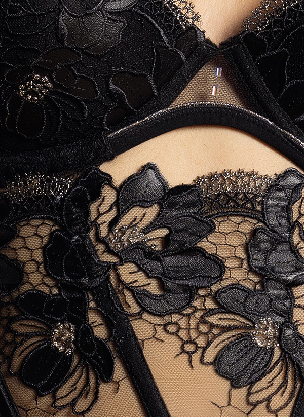 Lise Charmel Haute Couture Lingerie Cuir Sexy Coouture Collection as featured on Lingerie Briefs