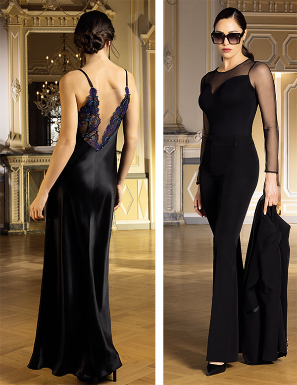 Lise Charmel Haute Couture Lingerie Voyager Eclat Joaillerie and Cuir Sexy Couture gowns as featured on Lingerie Briefs