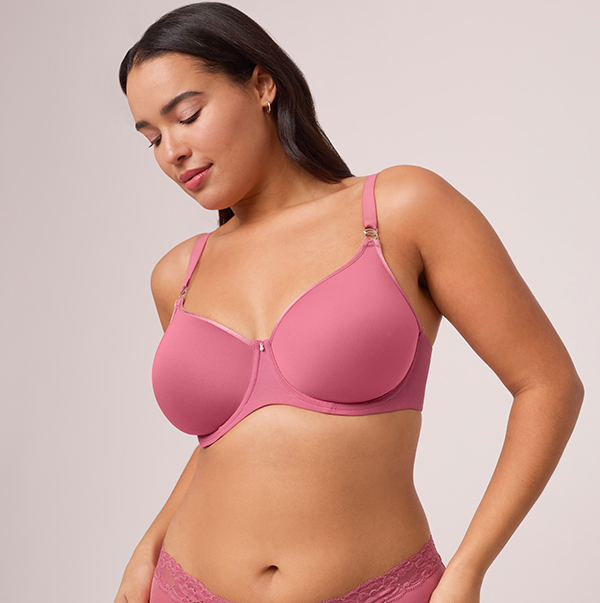 Montelle Sublime Spacer Bra in Lipstick featured on Lingerie Briefs