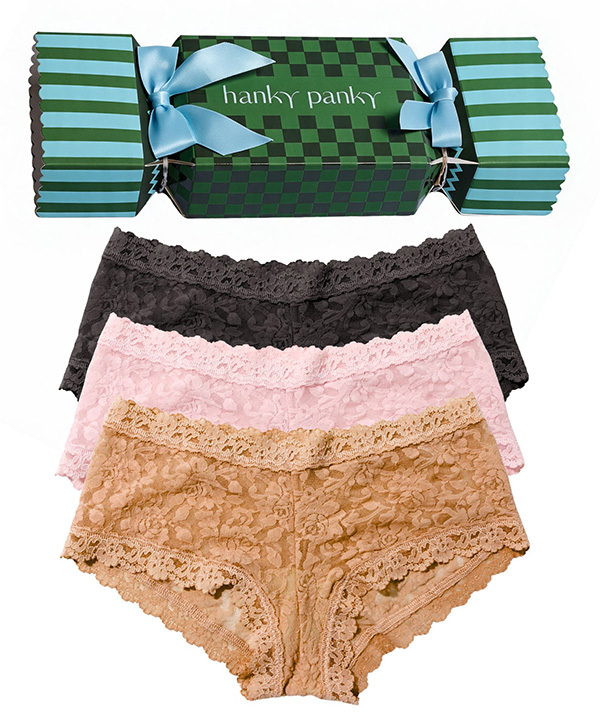 Hanky Panky Holiday Panty Gift Packages as featured on Lingerie Briefs