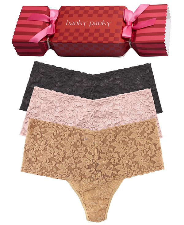 Hanky Panky Holiday Panty Gift Packages as featured on Lingerie Briefs